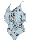Ruffle One-Piece Ruched Swimsuits