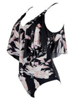 Ruffle One-Piece Ruched Swimsuits