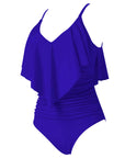 Ruffle One-Piece Ruched Swimsuits