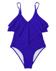 Ruffle One-Piece Ruched Swimsuits