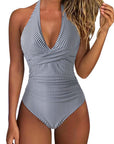 Floral Halter Push-Up Swimsuits
