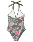 Floral Halter Push-Up Swimsuits