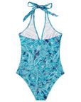 Floral Halter Push-Up Swimsuits