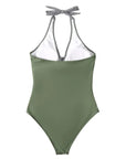 Floral Halter Push-Up Swimsuits