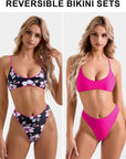 Reversible String Waisted Thong Bikini Set-SUUKSESS-SUUKSESS