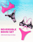 Reversible String Waisted Thong Bikini Set-SUUKSESS-SUUKSESS