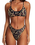 Reversible String Waisted Thong Bikini Set-SUUKSESS-Leopard-S-SUUKSESS