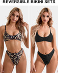 Reversible String Waisted Thong Bikini Set-SUUKSESS-SUUKSESS