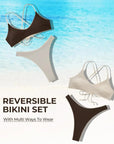 Reversible String Waisted Thong Bikini Set-SUUKSESS-SUUKSESS