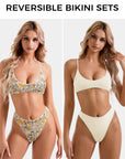 Reversible String Waisted Thong Bikini Set-SUUKSESS-SUUKSESS