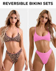 Reversible String Waisted Thong Bikini Set-SUUKSESS-SUUKSESS