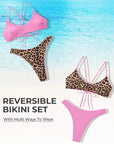 Reversible String Waisted Thong Bikini Set-SUUKSESS-SUUKSESS