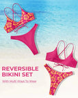 Reversible String Waisted Thong Bikini Set-SUUKSESS-SUUKSESS
