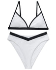 Triangle High Cut Bikini Set
