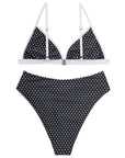 Triangle High Cut Bikini Set