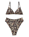 Triangle High Cut Bikini Set