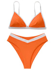 Triangle High Cut Bikini Set