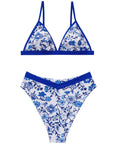 Triangle High Cut Bikini Set