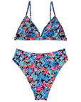 Triangle High Cut Bikini Set