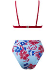 Triangle High Cut Bikini Set
