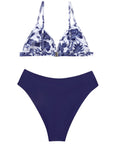 Triangle High Cut Bikini Set