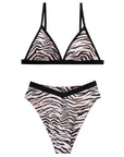 Triangle High Cut Bikini Set