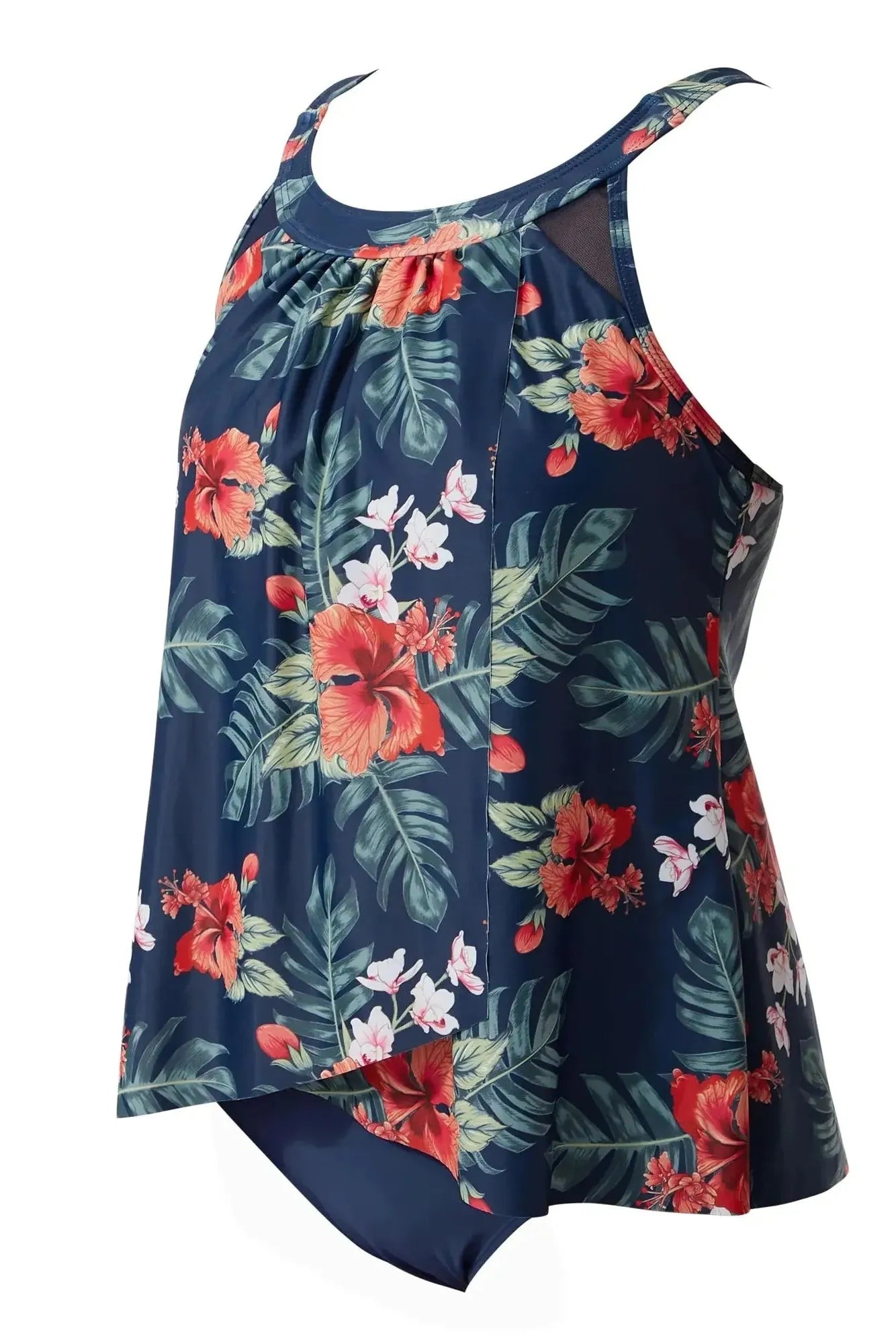 Ruffle Cover Swimsuit-Swimwear-SUUKSESS-SUUKSESS