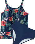Ruffle Cover Swimsuit-Swimwear-SUUKSESS-SUUKSESS
