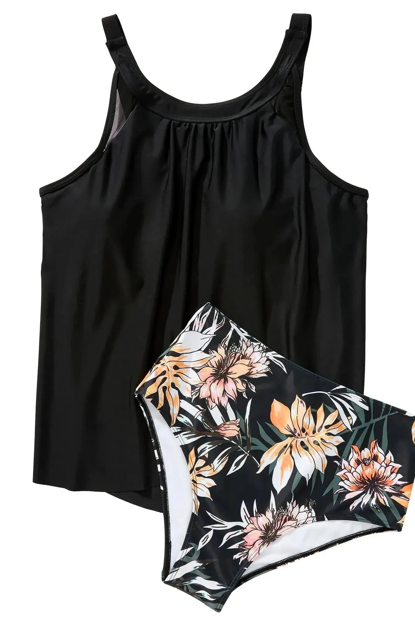 Ruffle Cover Swimsuit-Swimwear-SUUKSESS-SUUKSESS