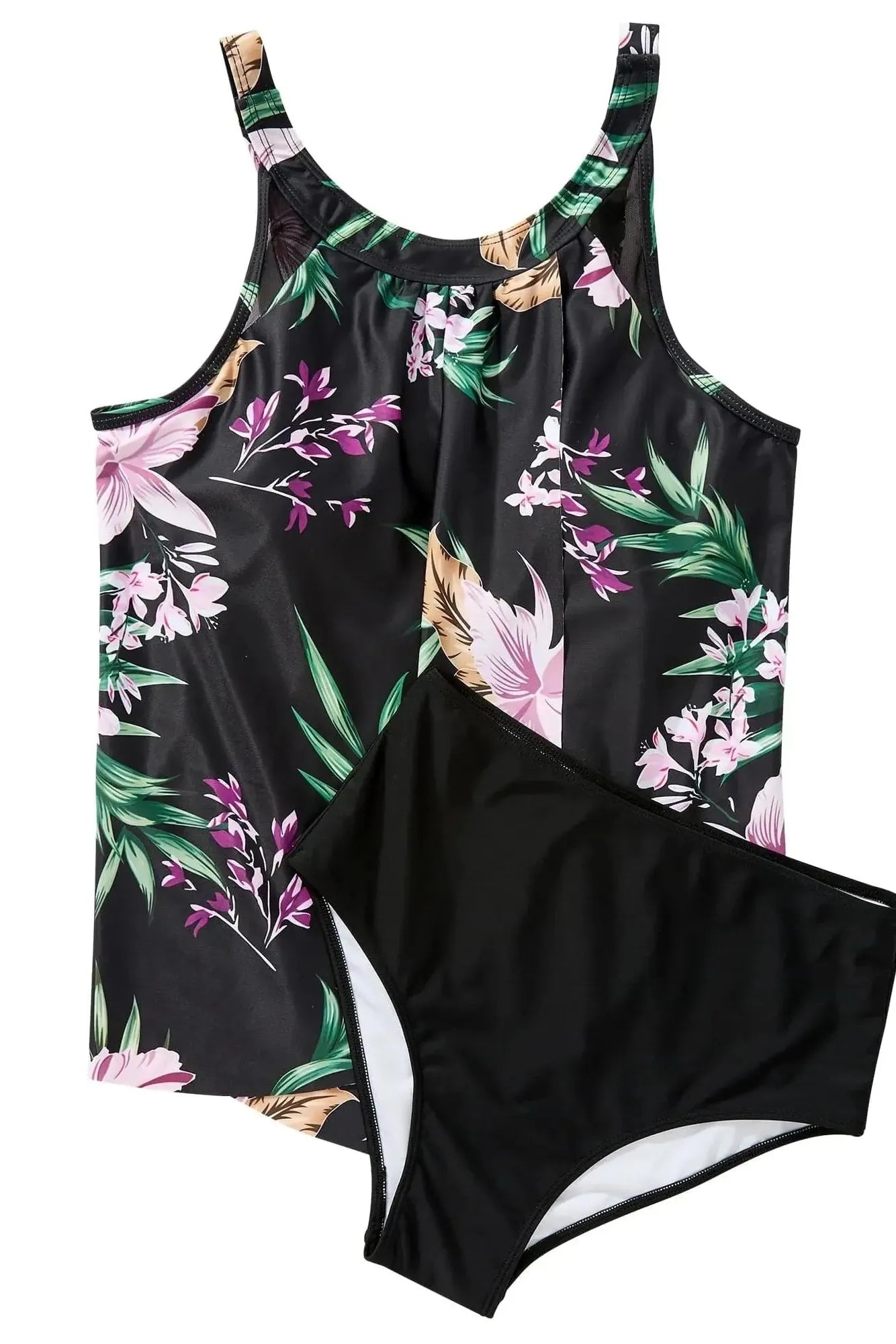 Ruffle Cover Swimsuit-Swimwear-SUUKSESS-SUUKSESS