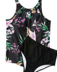 Ruffle Cover Swimsuit-Swimwear-SUUKSESS-SUUKSESS