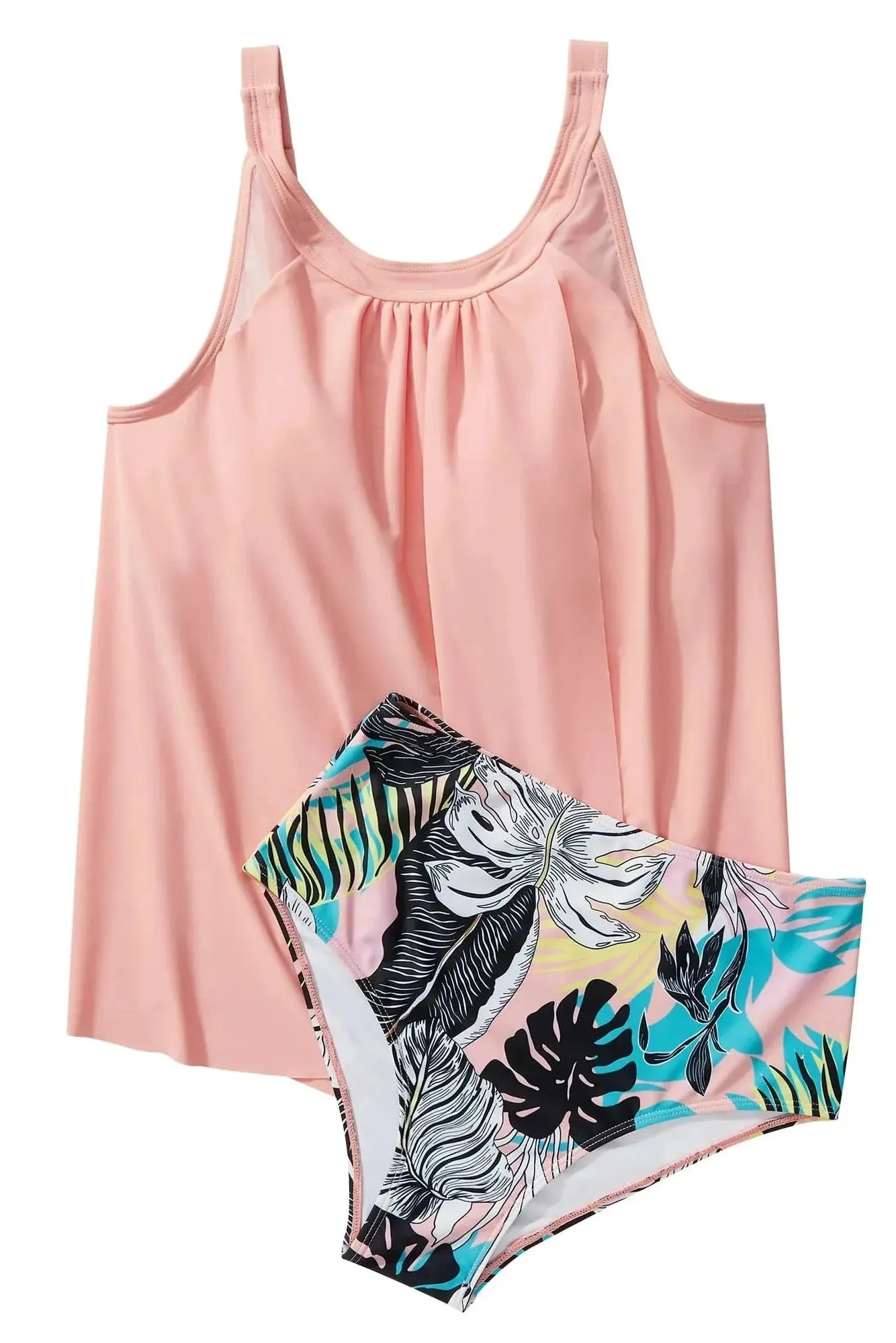 Ruffle Cover Swimsuit-Swimwear-SUUKSESS-SUUKSESS