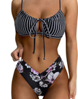 String Cutout Bikini Sets