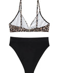 SUUKSESS Women Sexy High Waisted 2 Piece Bikini Sets Triangle High Cut Swimsuits-SUUKSESS-SUUKSESS