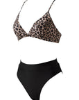 SUUKSESS Women Sexy High Waisted 2 Piece Bikini Sets Triangle High Cut Swimsuits-SUUKSESS-SUUKSESS