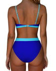 SUUKSESS Women Sexy High Waisted 2 Piece Bikini Sets Triangle High Cut Swimsuits-SUUKSESS-SUUKSESS