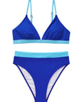 SUUKSESS Women Sexy High Waisted 2 Piece Bikini Sets Triangle High Cut Swimsuits-SUUKSESS-SUUKSESS