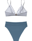 SUUKSESS Women Sexy High Waisted 2 Piece Bikini Sets Triangle High Cut Swimsuits-SUUKSESS-SUUKSESS