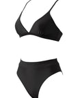 SUUKSESS Women Sexy High Waisted 2 Piece Bikini Sets Triangle High Cut Swimsuits-SUUKSESS-SUUKSESS
