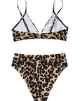 SUUKSESS Women Sexy High Waisted 2 Piece Bikini Sets Triangle High Cut Swimsuits-SUUKSESS-SUUKSESS