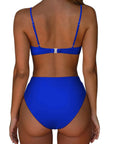 SUUKSESS Women Sexy High Waisted 2 Piece Bikini Sets Triangle High Cut Swimsuits-SUUKSESS-SUUKSESS