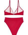 SUUKSESS Women Sexy High Waisted 2 Piece Bikini Sets Triangle High Cut Swimsuits-SUUKSESS-SUUKSESS