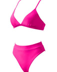 SUUKSESS Women Sexy High Waisted 2 Piece Bikini Sets Triangle High Cut Swimsuits-SUUKSESS-SUUKSESS