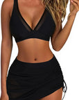Mesh Skirt Bikini Sets