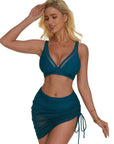 Mesh Skirt Bikini Sets