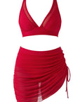 Mesh Skirt Bikini Sets