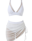 Mesh Skirt Bikini Sets