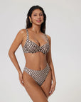 Color Block Underwire 2 Piece Swimsuit