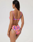 Color Block Underwire 2 Piece Swimsuit