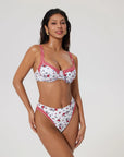 Color Block Underwire 2 Piece Swimsuit